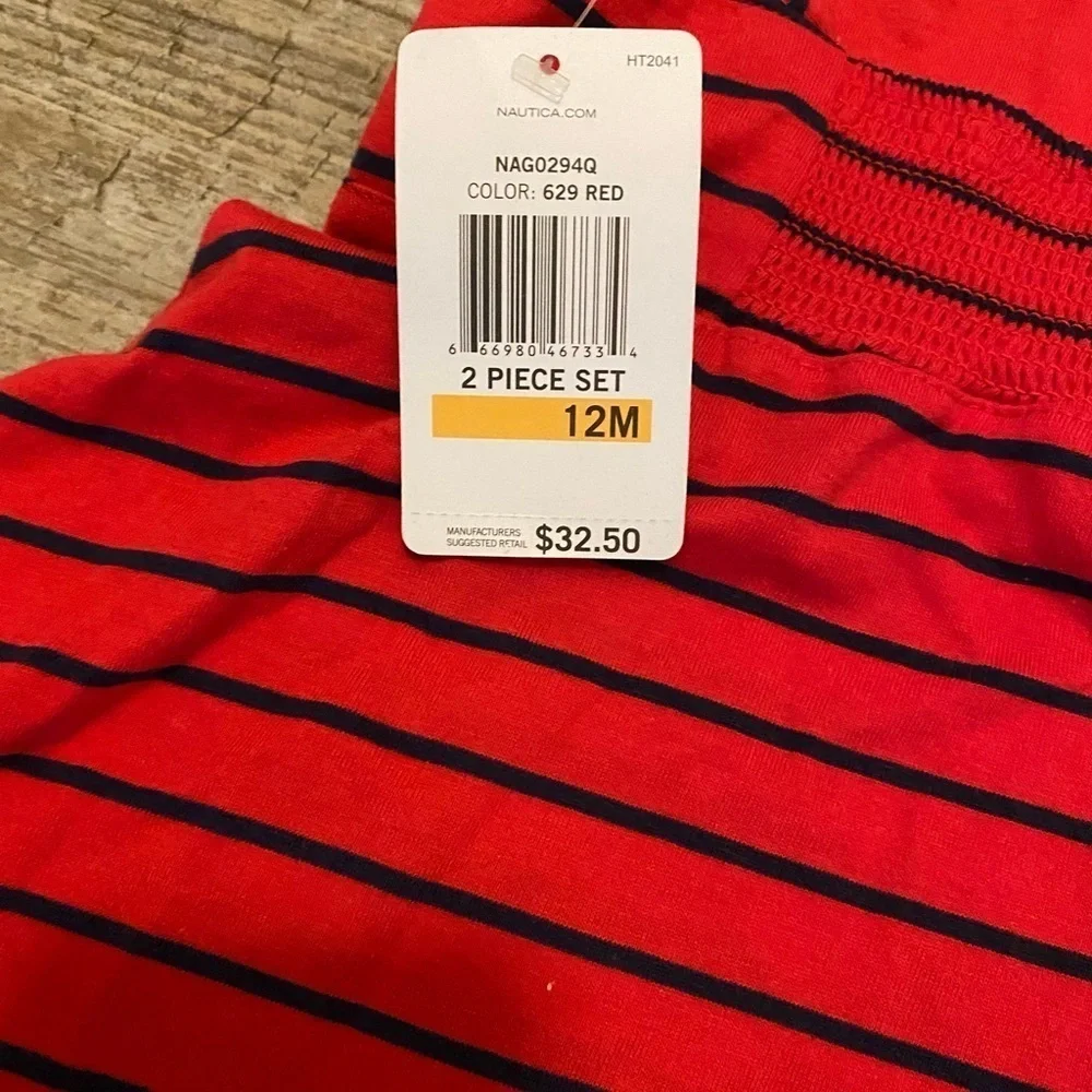 NWT 2-piece Nautica striped set